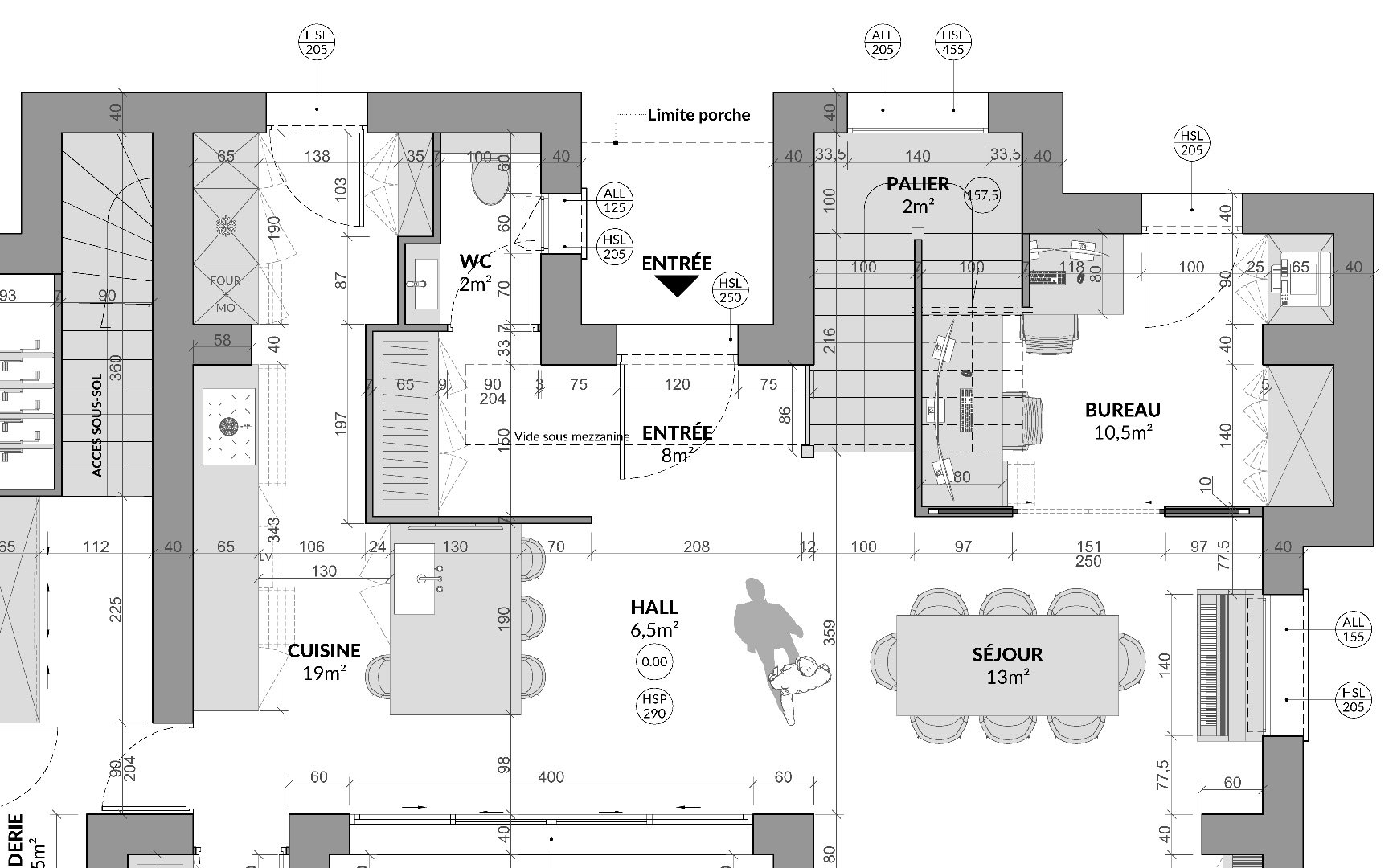 KARREA Architecture intérieure & visualisation 3d photoréaliste - Plan technique - Vannes